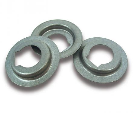 Corvette Storage Compartment Latch Bezels, Rear, 1968-1979 Early