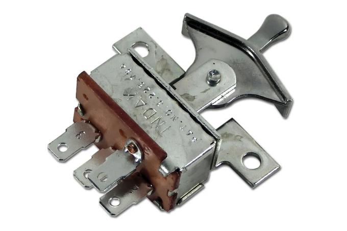 Corvette Heater Blower Motor Fan Speed Switch, without Air Conditioning, 1968-1976