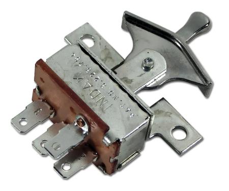 Corvette Heater Blower Motor Fan Speed Switch, without Air Conditioning, 1968-1976