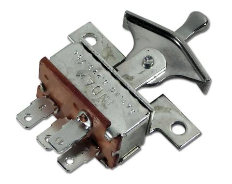 Corvette Heater Blower Motor Fan Speed Switch, without Air Conditioning, 1968-1976