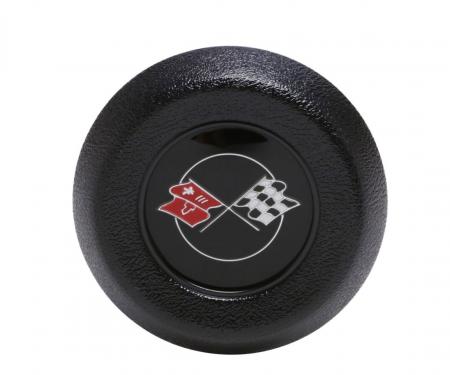 Trim Parts 1969-75 Chevrolet Corvette Black Horn Button W/Tilt & Telescopic Steering, Each 5074A