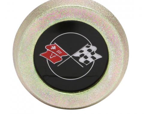 Trim Parts 1969-75 Corvette Primered Horn Button W/O Tilt & Telescopic Steering, Each 5073B