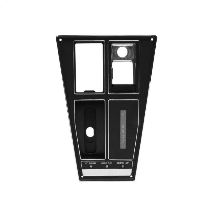 Trim Parts 1969 Late Chevrolet Corvette W/Air Automatic Console Plate Assembly, Each 5452