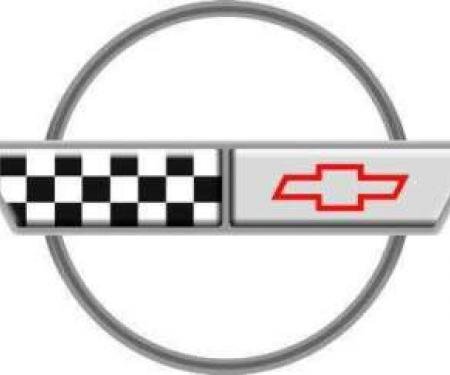 Corvette Hood Emblem, Topside, 35th, 1988