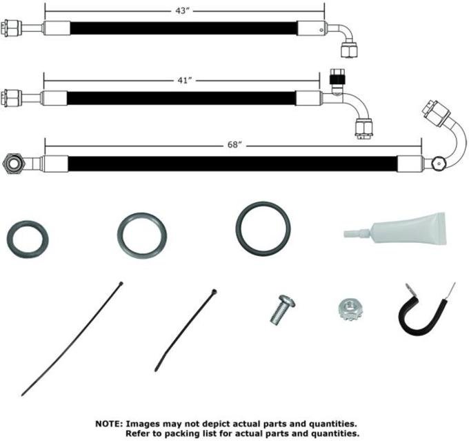 Vintage Air 1982-88 Monte Carlo/El Camino SureFit&trade; Reduced Barrier Standard Hose Kit 524462