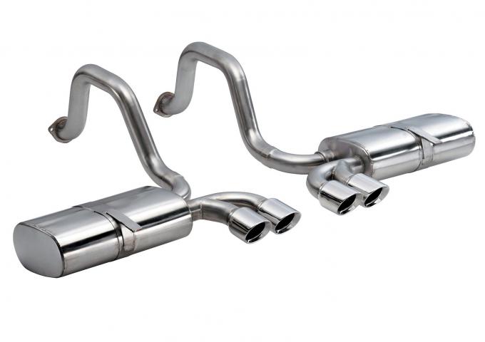 Corvette Corsa Power Pulse Exhaust, Pace Car with Pro Tips, 1997-2004
