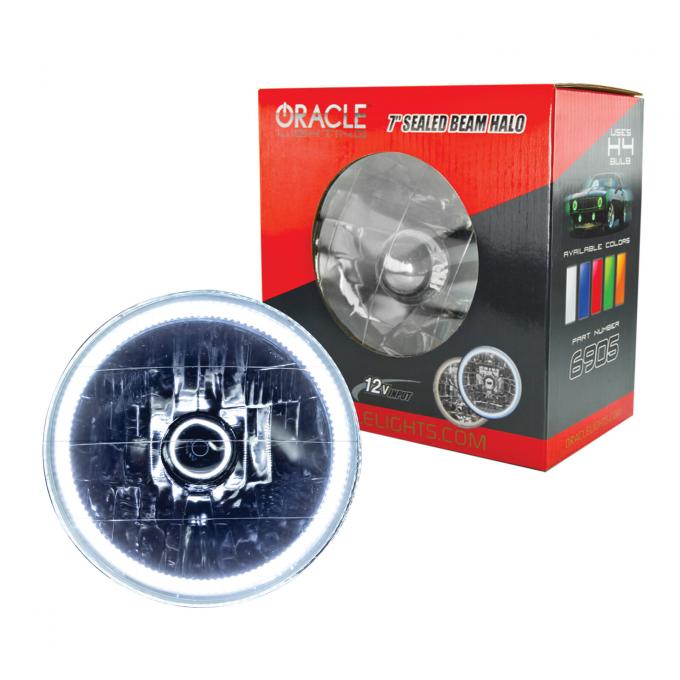 Oracle Lighting Pre-Installed Lights 7 in. Sealed Beam, White 6905-001