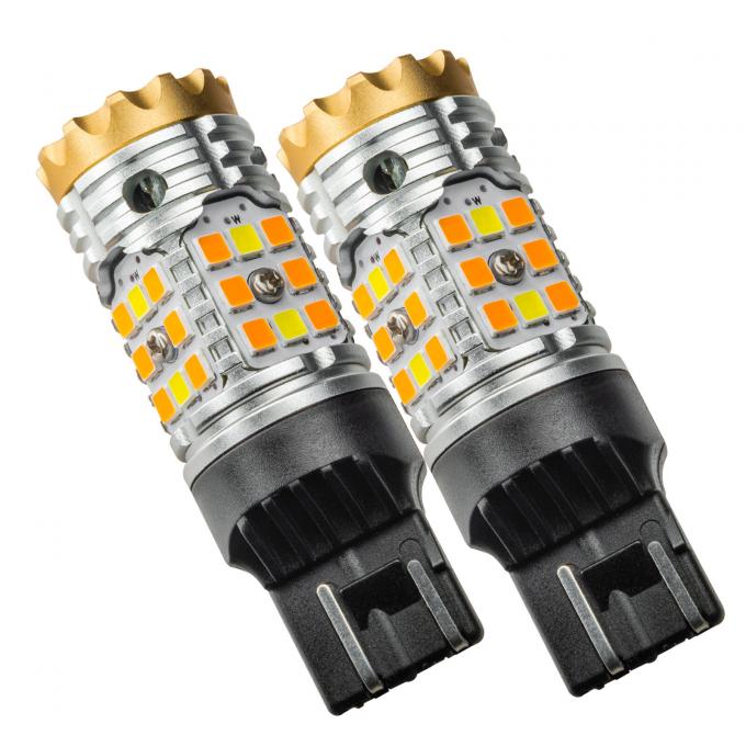 Oracle Lighting 7443-CK LED Switchback High Output Can-Bus LED Bulbs, Amber/White 5111-023