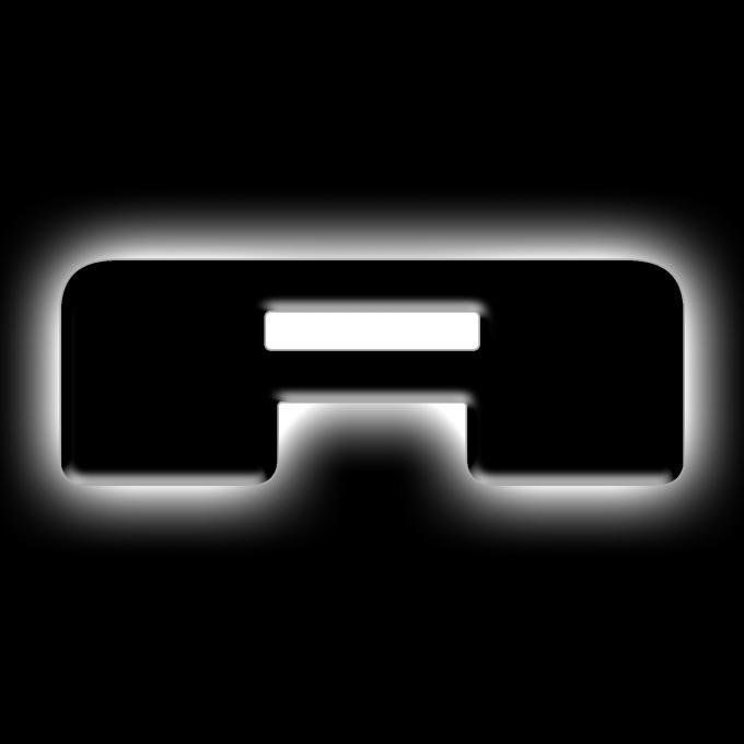 Oracle Lighting Universal Illuminated LED Letter Badges, Matte Black Surface Finish, A 3141-A-001