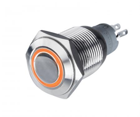 Oracle Lighting Pre-Wired Momentary Flush Mount LED Switch, Amber 2039-005