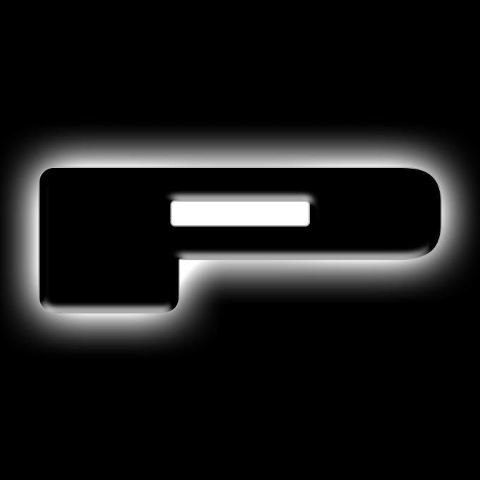 Oracle Lighting Universal Illuminated LED Letter Badges, Matte Black Surface Finish, P 3141-P-001