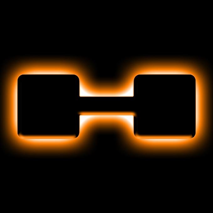 Oracle Lighting Universal Illuminated LED Letter Badges, Matte Black Surface Finish, H 3141-H-005