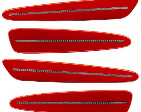Oracle Lighting Concept Sidemarker Set, Clear, Victory Red (GCN) 3150-GCN-C