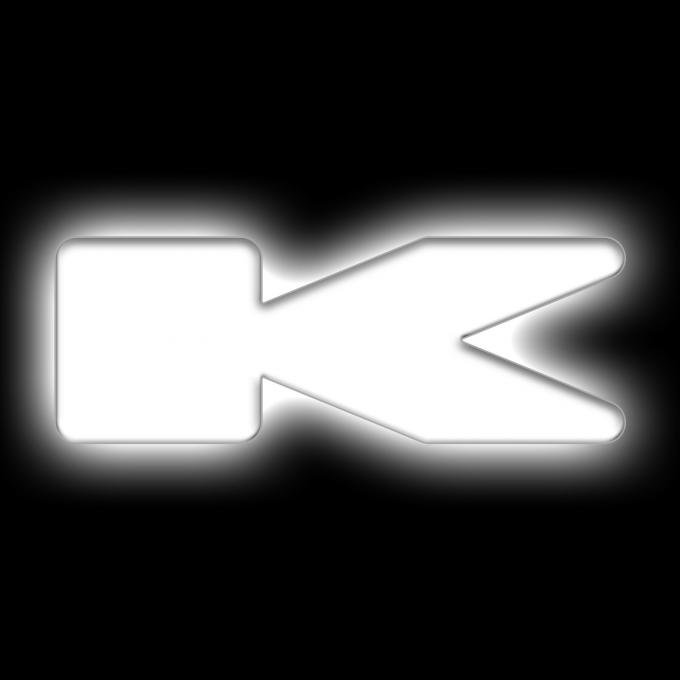 Oracle Lighting Universal Illuminated LED Letter Badges, Matte White Surface Finish, K 3140-K-001