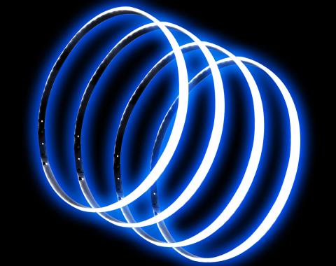 Oracle Lighting Blue LED Illuminated Wheel Rings 4215-002