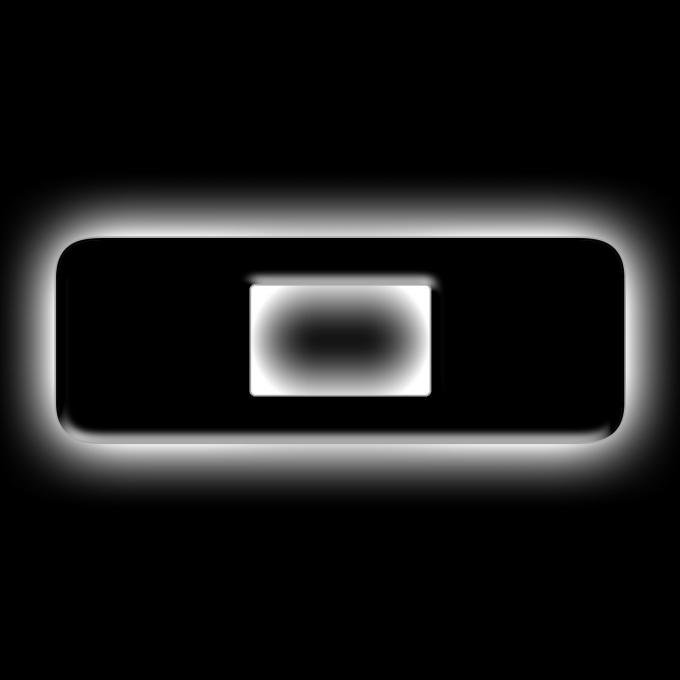 Oracle Lighting Universal Illuminated LED Letter Badges, Matte Black Surface Finish, O 3141-O-001