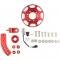 MSD Crank Trigger Wheel Kit, Flying Magnet, Hall-Effect , SBC, 7 In. 86101