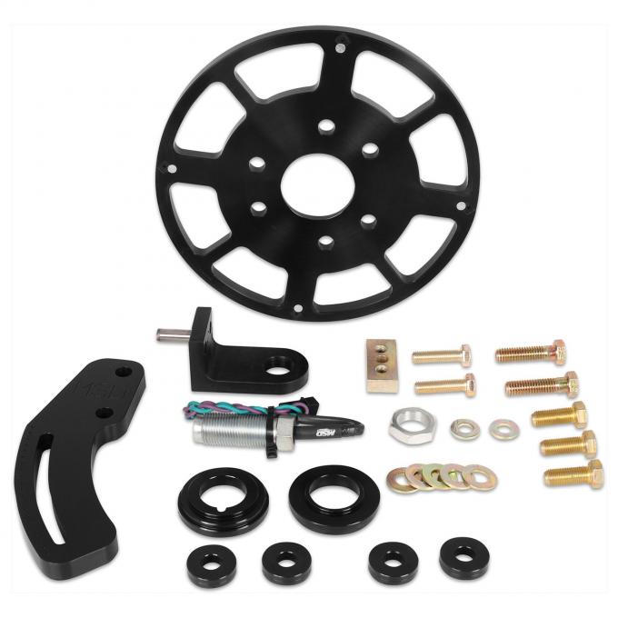 MSD Crank Trigger Wheel Kit, Flying Magnet, SBC, 8 In. 86153
