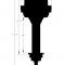MSD Black Chrysler 426, 440 Pro-Billet Distributor 85463