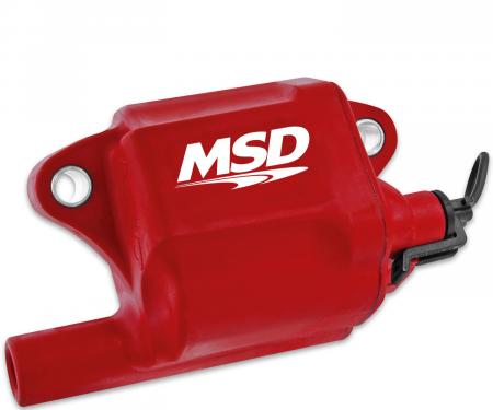 MSD Ignition Coil, Pro Power Series, GM LS2/LS7 Engines, Red 8287