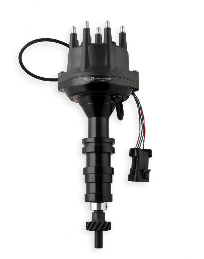 MSD Black, Ford FE Dual Sync Distributor 23803
