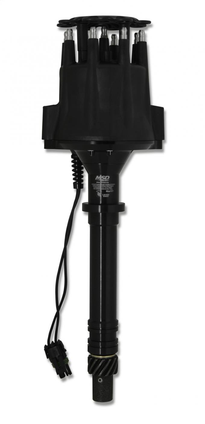 MSD Chevy V8 Marine Certified Distributor-Black 85603