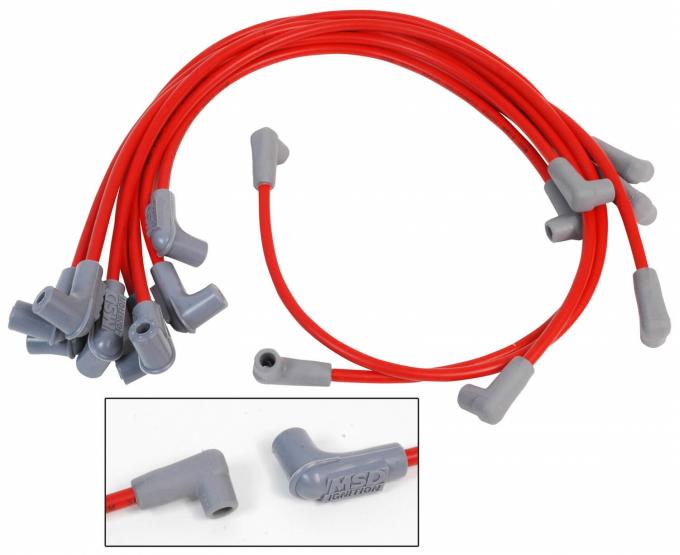 MSD Super Conductor Spark Plug Wire Set, Big Block Chevy Marine, HEI 31489