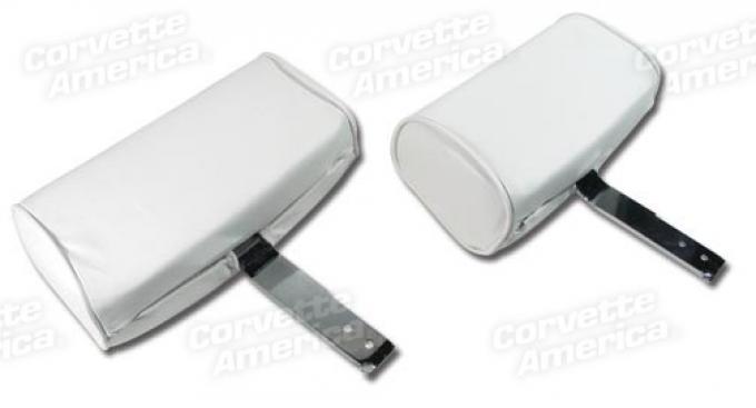 CA 1966 Chevrolet Corvette Headrests Complete Leather