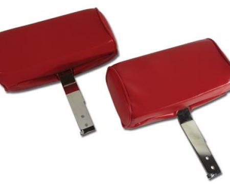 CA 1966 Chevrolet Corvette Headrests Complete Vinyl