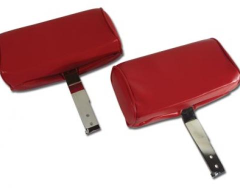 CA 1966 Chevrolet Corvette Headrests Complete Vinyl