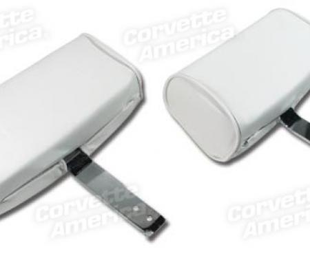 CA 1966 Chevrolet Corvette Headrests Complete Leather