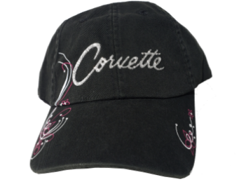 Capwindow International Ladies Black Corvette Cap