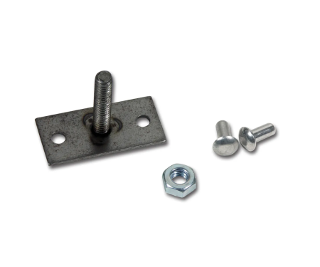 Corvette Park Brake Cable Clamp T-Bolt & Nut, 1964-1966