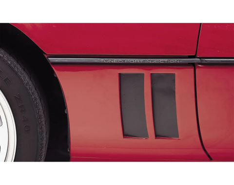 Corvette Decals, Side Vent Louver, 1984-1990