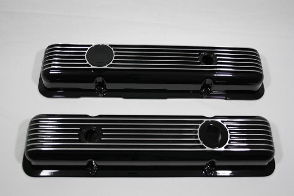 Corvette Valve Covers, Stock Black Aluminum, LT1 & L82, 1969-1982