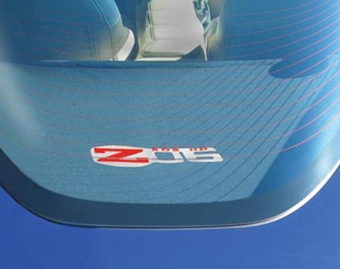 Corvette Rear Cargo Shade, With Embroidered C6 Z06 Logo, 2005-2013