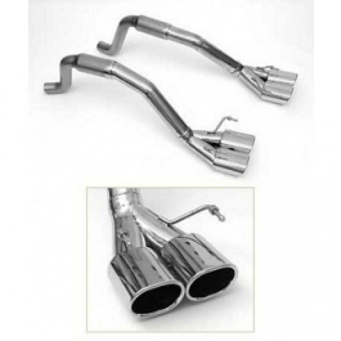 Corvette Exhaust System, B&B, Bullet Performance, With Oval Tips, 2009-2013
