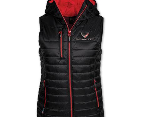 2020 Corvette Stormtec Ladies Puffy Vest