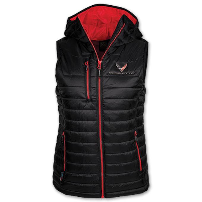 2020 Corvette Stormtec Ladies Puffy Vest