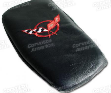 CA 1997-2004 Chevrolet Corvette Vette Rest Black with Red Logo 46762