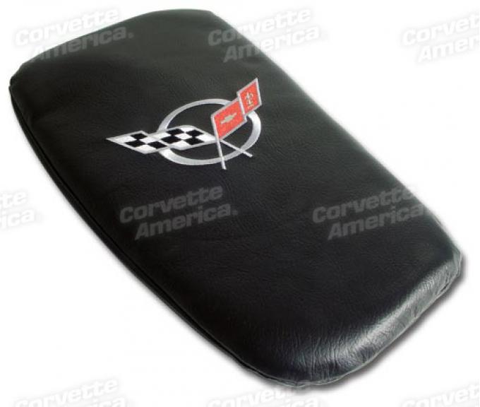 CA 1997-2004 Chevrolet Corvette Vette Rest Black with Silver Logo 46761
