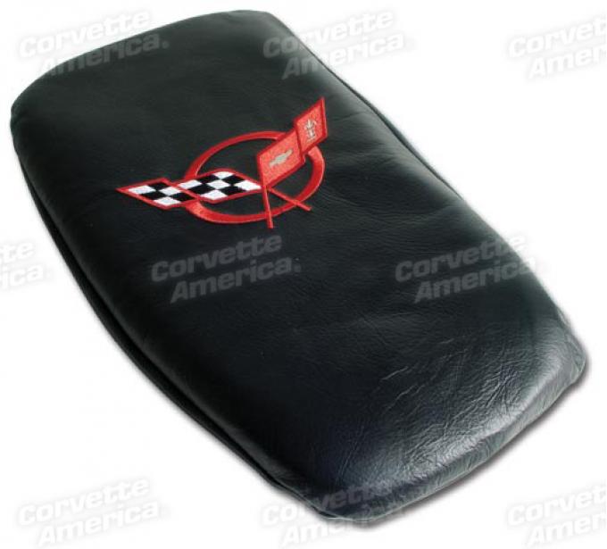 CA 1997-2004 Chevrolet Corvette Vette Rest Black with Red Logo 46762