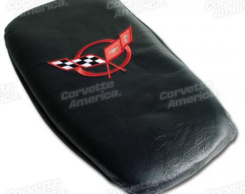 CA 1997-2004 Chevrolet Corvette Vette Rest Black with Red Logo 46762