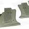 CA 1978-1982 Chevrolet Corvette Kick Panels