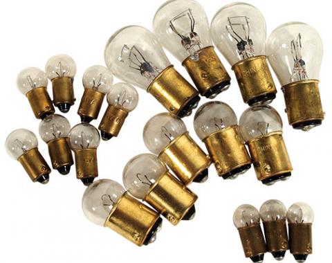 Corvette Light Bulb Kit, 20 Piece, 1955-1957