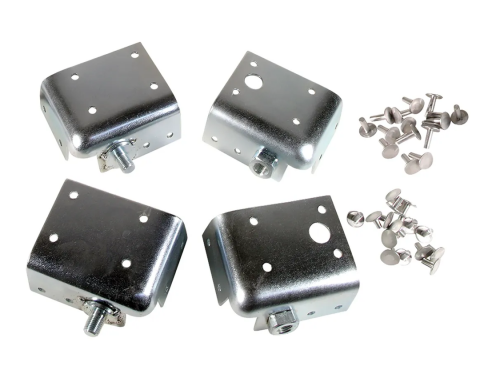Corvette Seat Belt Corner Reinforcements, 4 Piece Set, 1965-1967