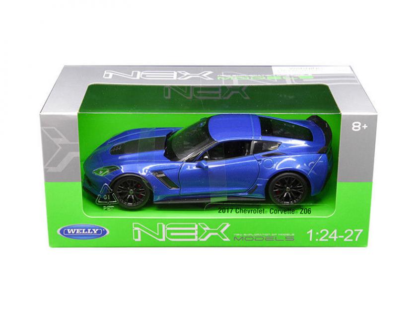 Welly 1:24 W/B - 2017 Chevrolet Corvette Z06 (Blue) | Corvette Depot
