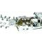 AMD Headlamp Switch, 6V without Fused Dome Circuit, 51-55 Chevy GMC Pickup, Suburban X460-4051-11