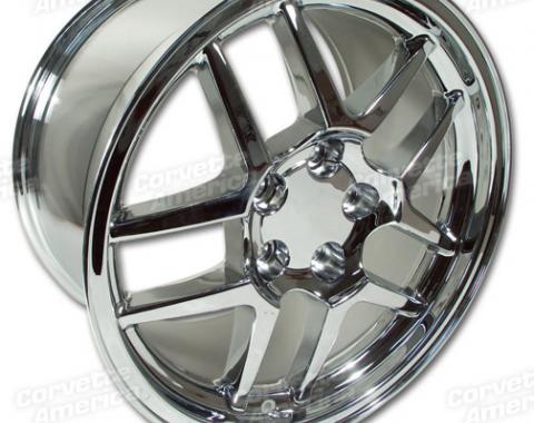 Corvette Wheel, 18 x 10.5, Chrome, Z06, 1997-2004