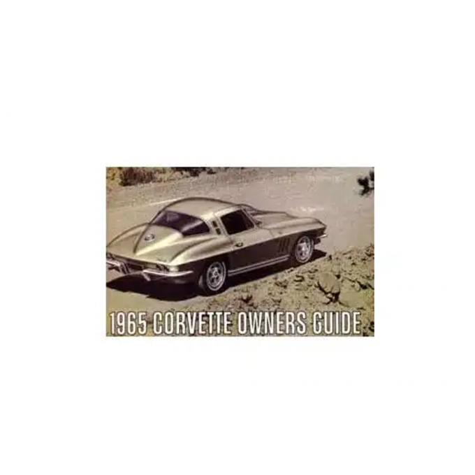 Corvette Owners Manual, 1965